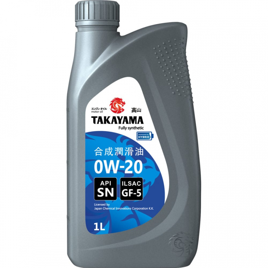 Синтетическое моторное масло TAKAYAMA SAE 0W-20, ILSAC GF-5, API SN