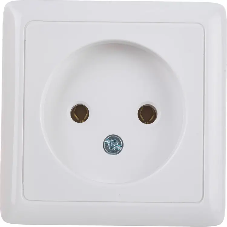 Одноместная розетка Systeme Electric Хит RA10-131-B РА10-131-б