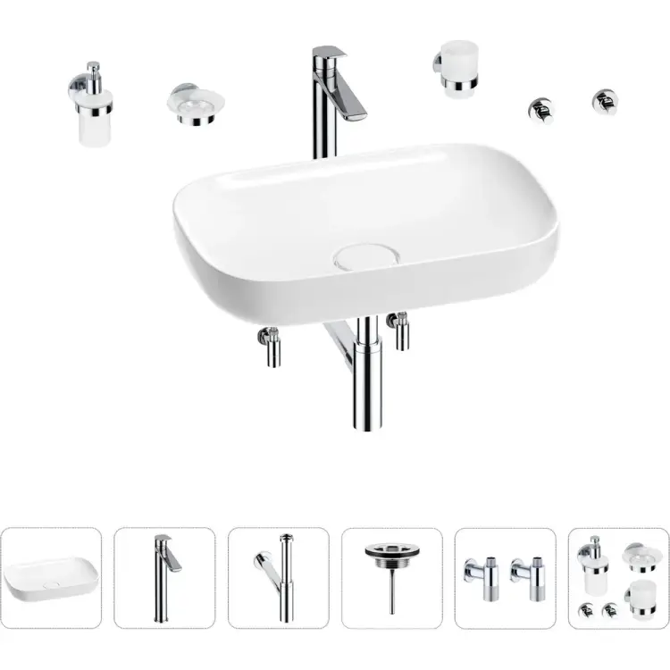 Раковина для ванной Wellsee Croquis 201005686