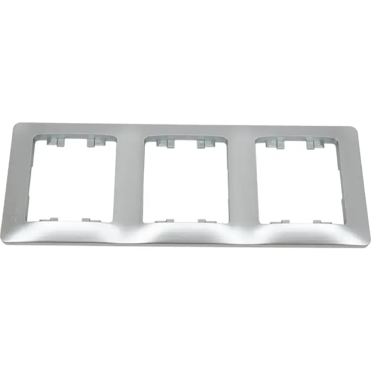 Вертикальная трехместная рамка Systeme Electric GLOSSA GSL000307