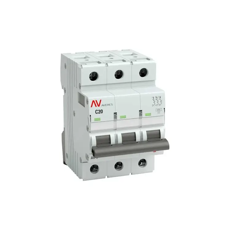 Автоматический выключатель EKF AV-6 AVERES mcb6-3-20C-av