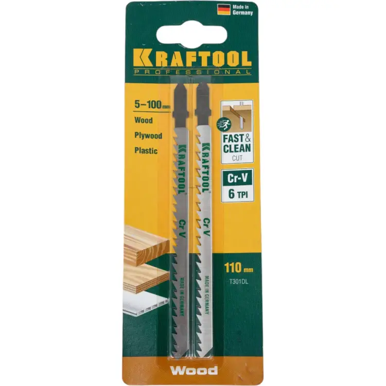 Пильное полотно по дереву для электролобзика KRAFTOOL 159512-4 Пильное полотно по дереву для электролобзика KRAFTOOL 159512-4