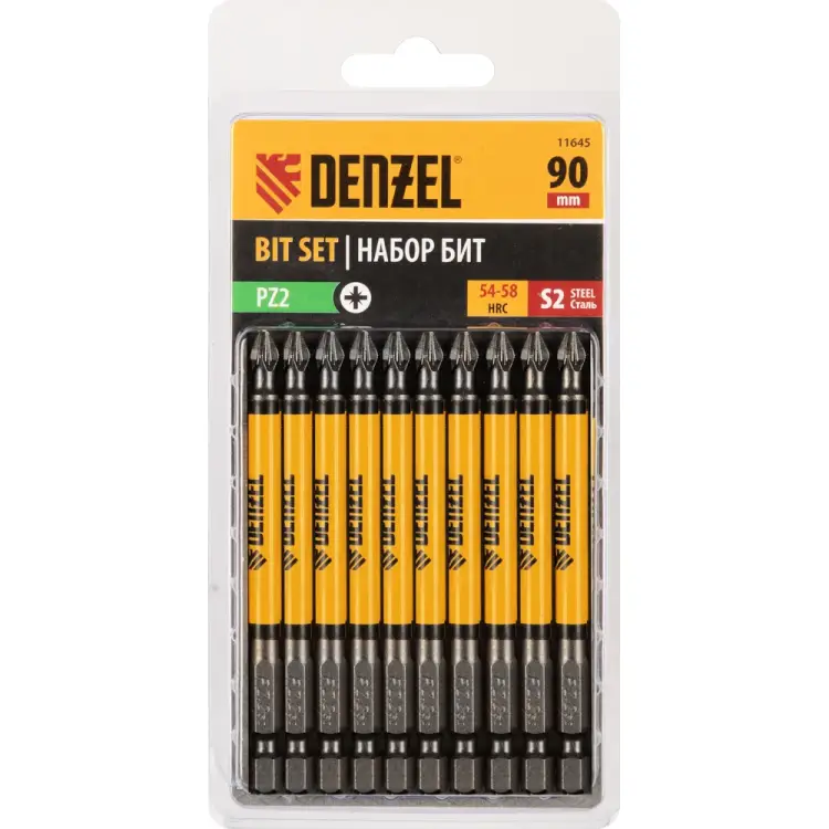 Набор бит Denzel PZ2 11645 Набор бит Denzel PZ2 11645