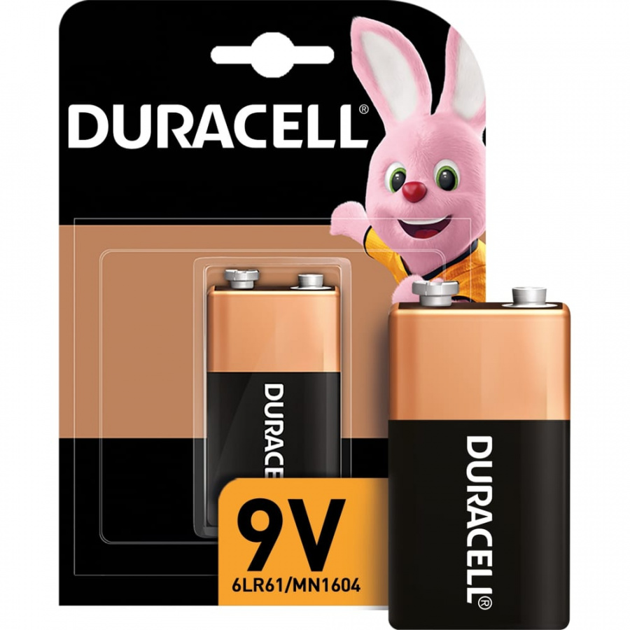 Батарейка Duracell 6LR61-1BL /6LF22-1BL/6LP3146