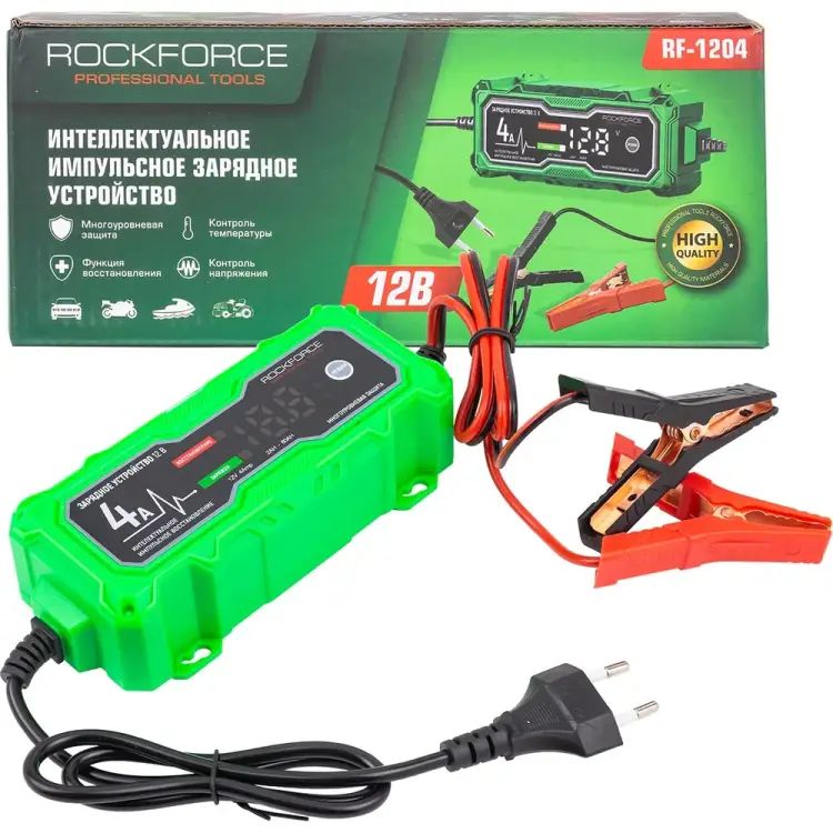 Импульсное устройство зарядное для АКБ Rockforce RF-1204(60930) Импульсное устройство зарядное для АКБ Rockforce RF-1204(60930)