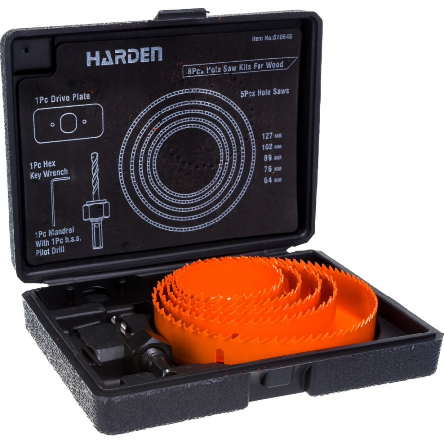 Набор коронок по дереву Harden 610545