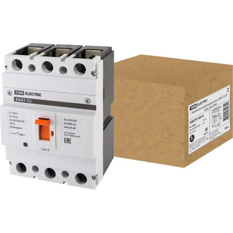 Автоматический выключатель TDM ELECTRIC ВА87-35 SQ0751-0014