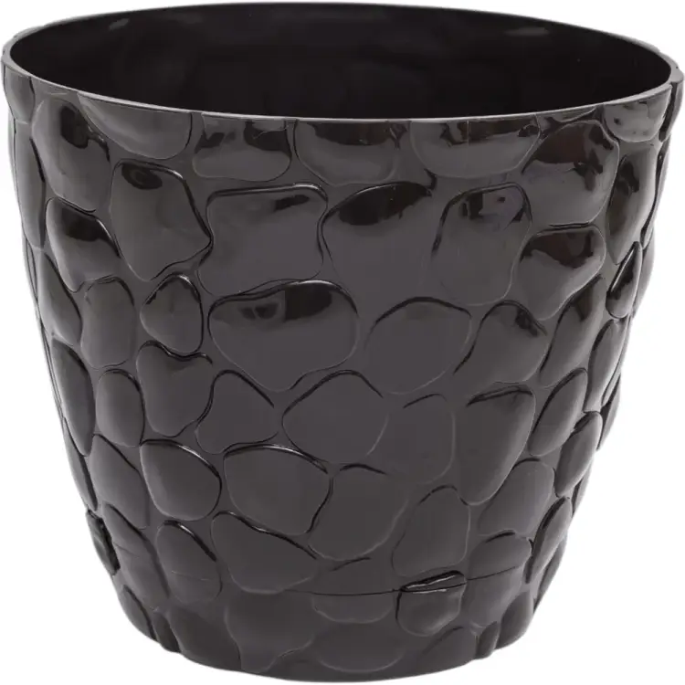 Кашпо IDEA КАМНИ D220мм 4,8л М 3174 коричневый М 3174 коричневый ротанг