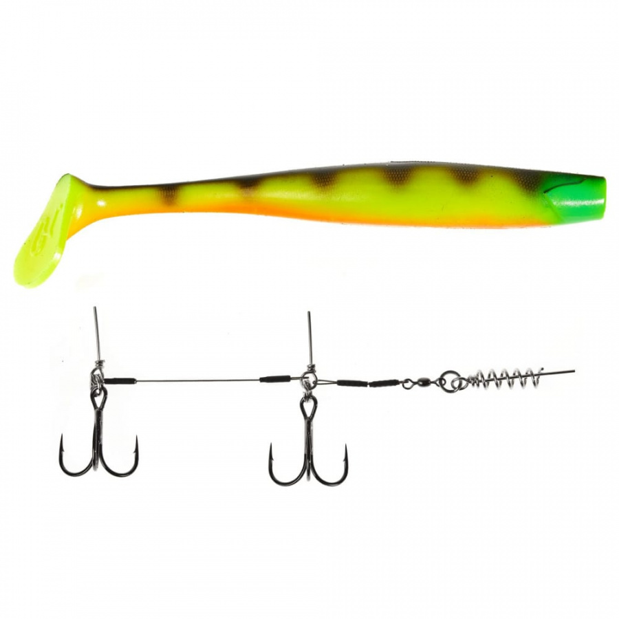 Виброхвосты Lucky John LJ 3D BBS Series GIANT KUBIRA SWIM SHAD