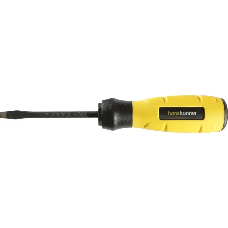 Шлицевая отвертка Hanskonner HK1040-16-SL5-75 Шлицевая отвертка Hanskonner HK1040-16-SL5-75