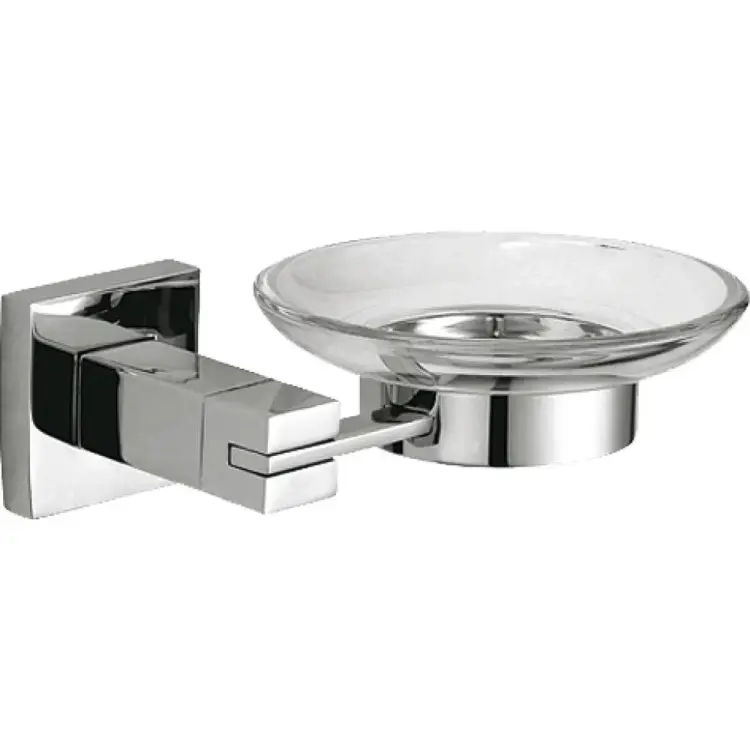 Стеклянная мыльница Nofer BARCELONA 16911.В Стеклянная мыльница Nofer BARCELONA 16911.В