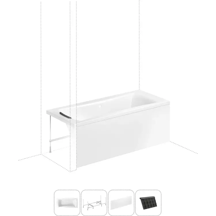 Акриловая ванна Lavinia Boho Evan S2-3711018P Акриловая ванна Lavinia Boho Evan S2-3711018P