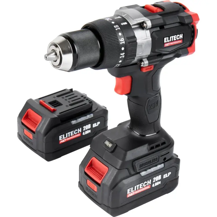 Аккумуляторная дрель Elitech CD 20BL2 Аккумуляторная дрель Elitech CD 20BL2
