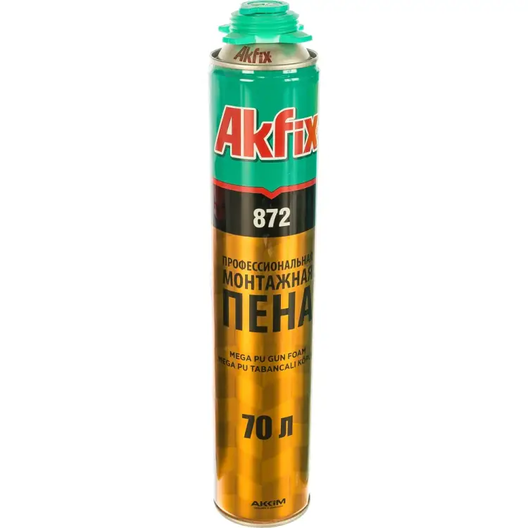 Профессиональная монтажная пена Akfix 872 Mega FA070