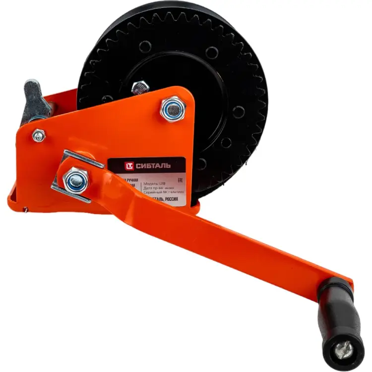 Барабанная ручная лебедка Сибталь LRB 7000180800 Барабанная ручная лебедка Сибталь LRB 7000180800