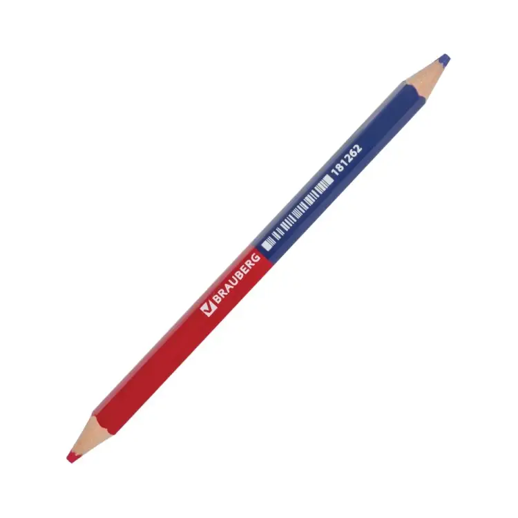 Двухцветный карандаш BRAUBERG 181262