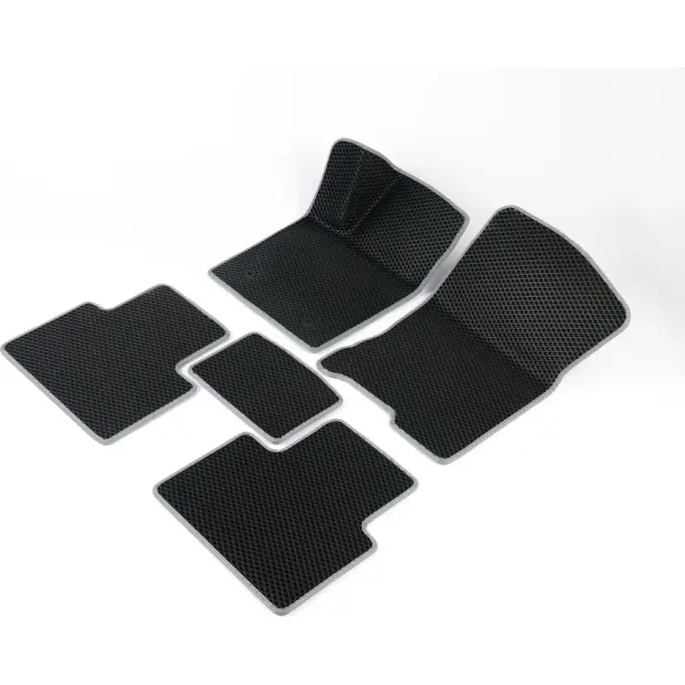 Автомобильные коврики для Renault Duster 2021 - наст. время (Рено Дастер) Vicecar DL37008-светлосерый