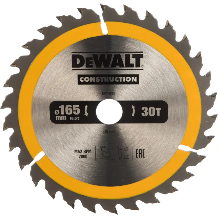 Пильный диск Dewalt DT1935 CONSTRUCT