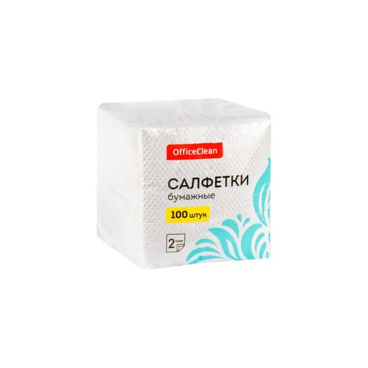 Двуслойные бумажные салфетки OfficeClean 309849