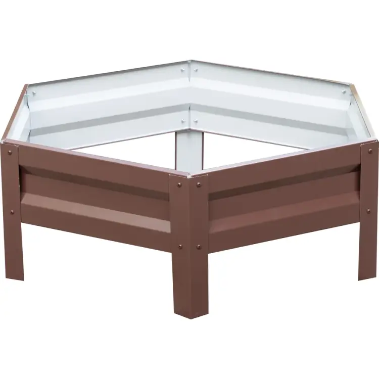 Оцинкованная клумба ООО «ТД «КАСКАД» К100К