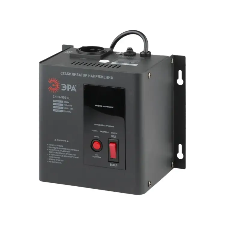 Настенный стабилизатор напряжения ЭРА СННТ-500-Ц Б0020165