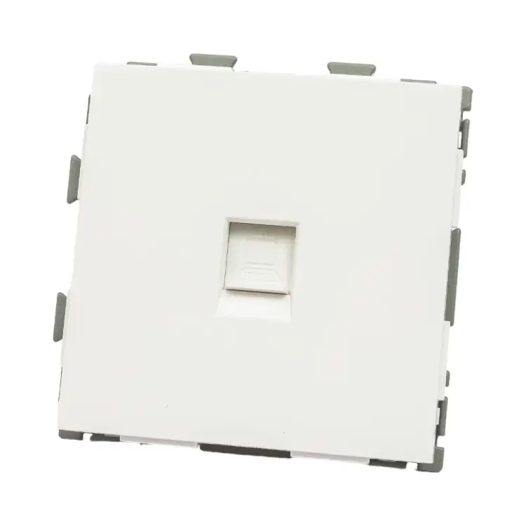 Одинарная компьютерная розетка CGSS Практика PL-W201C-WCG