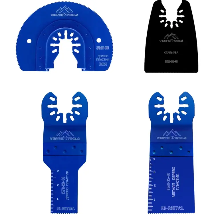 Набор насадок для реноватора vertextools 2550-4 Набор насадок для реноватора vertextools 2550-4