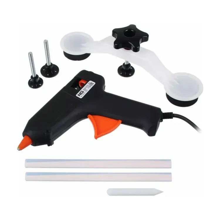 Набор приспособлений для удаления вмятин ЕРМАК 759-035 Набор приспособлений для удаления вмятин ЕРМАК 759-035