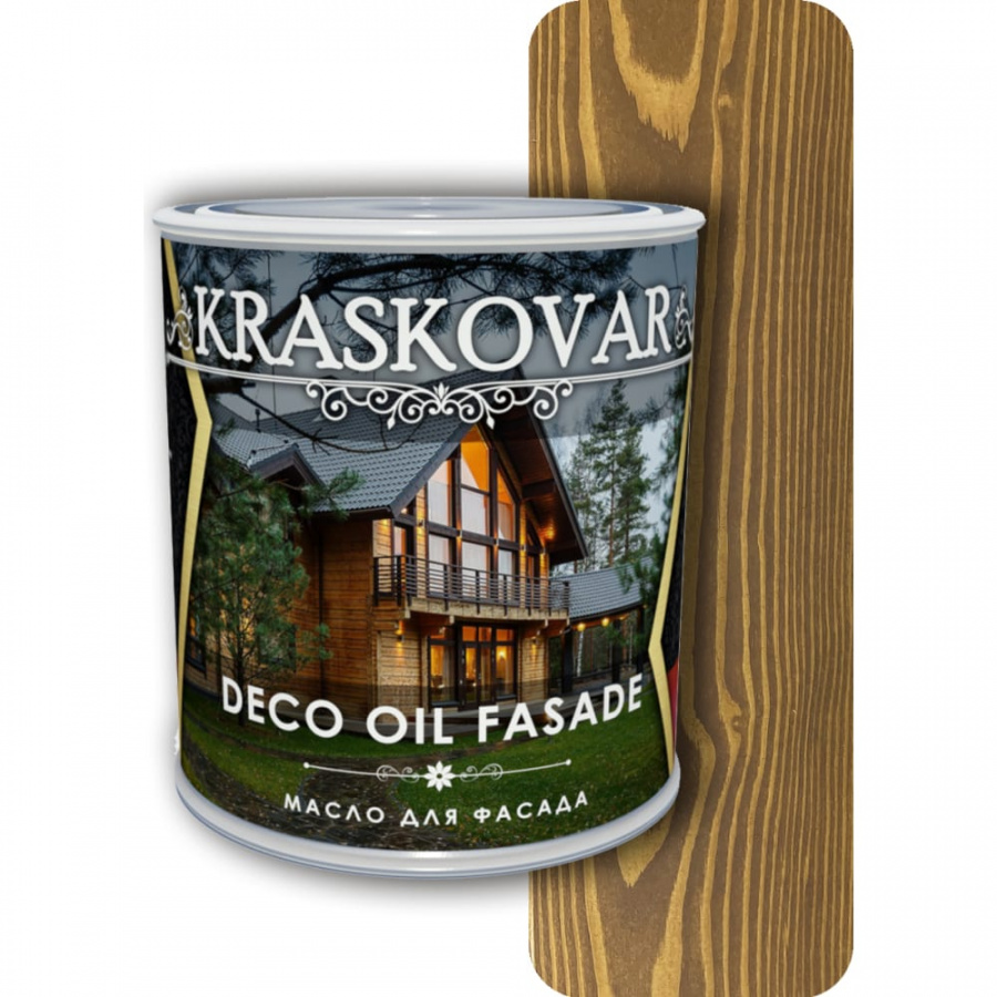Масло для фасада Kraskovar Deco Oil Fasade