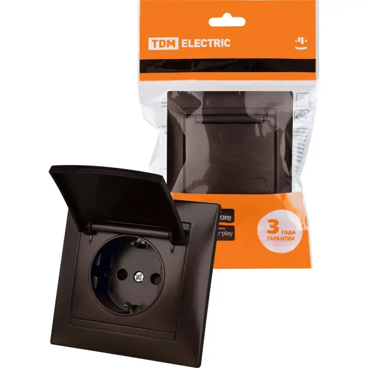 Розетка TDM ELECTRIC Лама SQ1815-0514