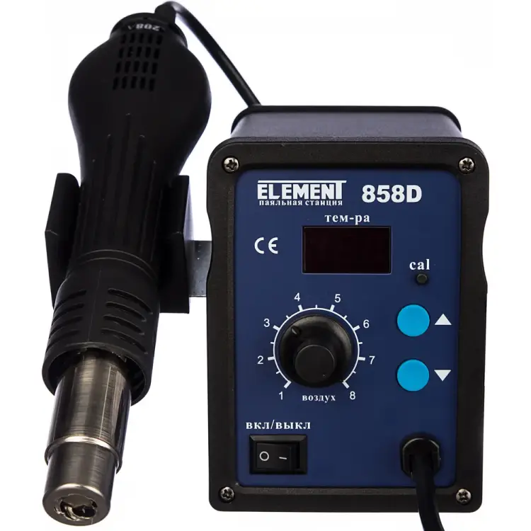Паяльный фен ELEMENT 858D 15291 Паяльный фен ELEMENT 858D 15291