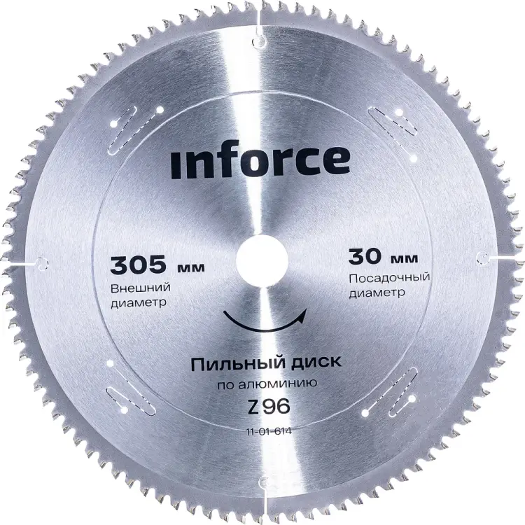 Пильный диск по алюминию Inforce 11-01-614 Пильный диск по алюминию Inforce 11-01-614