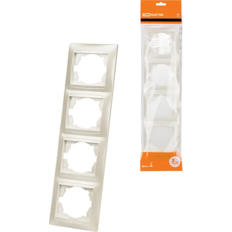 4-х постовая вертикальная рамка TDM ELECTRIC Лама SQ1815-0835