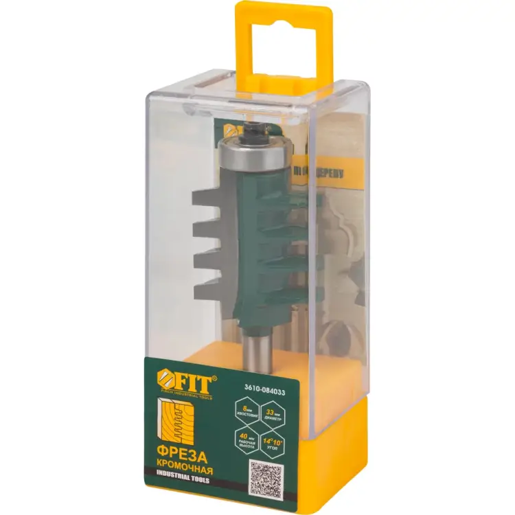 Кромочная пазо-шиповая фреза FIT 3610-084033