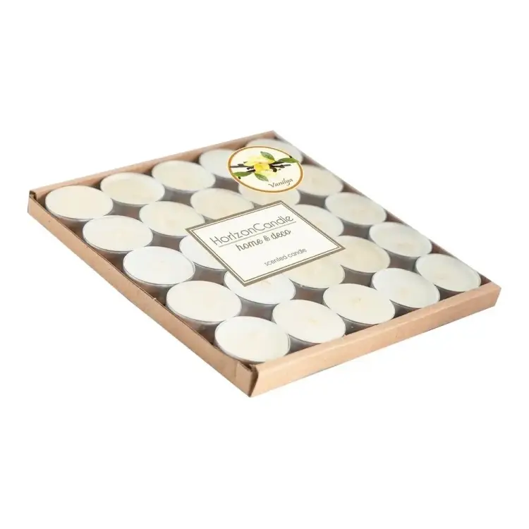 Плавающая чайная свеча MIR LIGHT БЕЖЕВАЯ ЖАСМИН HorizonCandle СС-22464