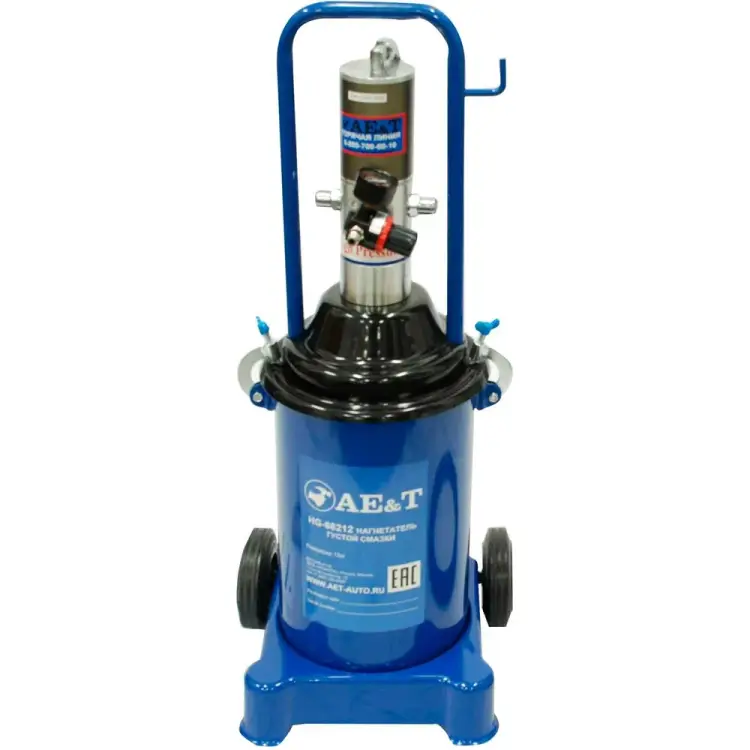 Пневматический нагнетатель густой смазки AE&T HG-68212 Пневматический нагнетатель густой смазки AE&T HG-68212