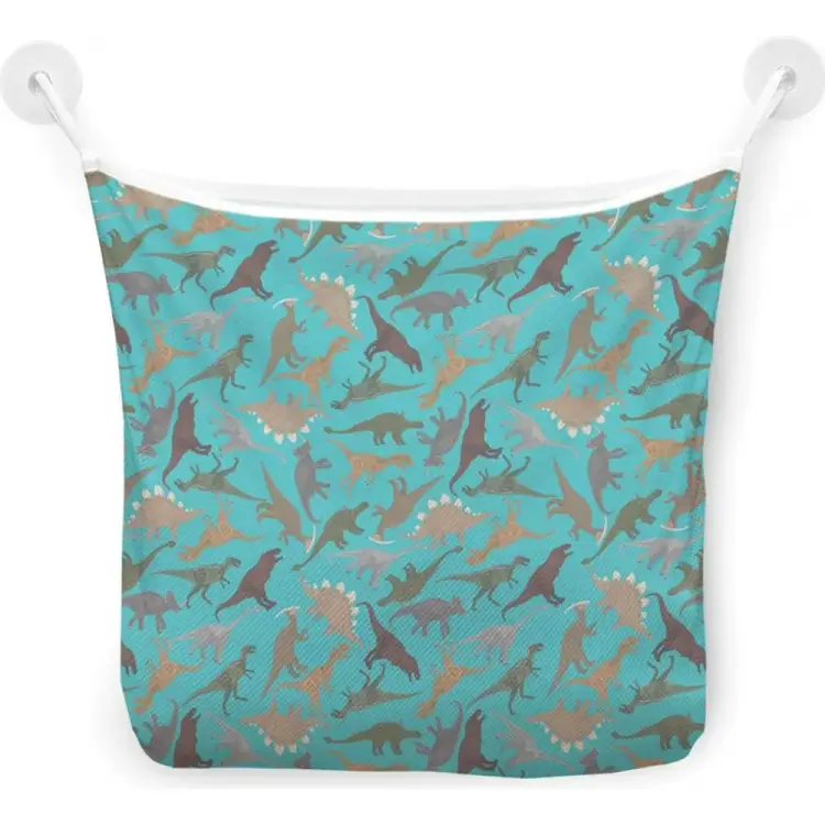 Настенная сетка-органайзер для ванной для игрушек JOYARTY Отряд динозавров tgb_378375