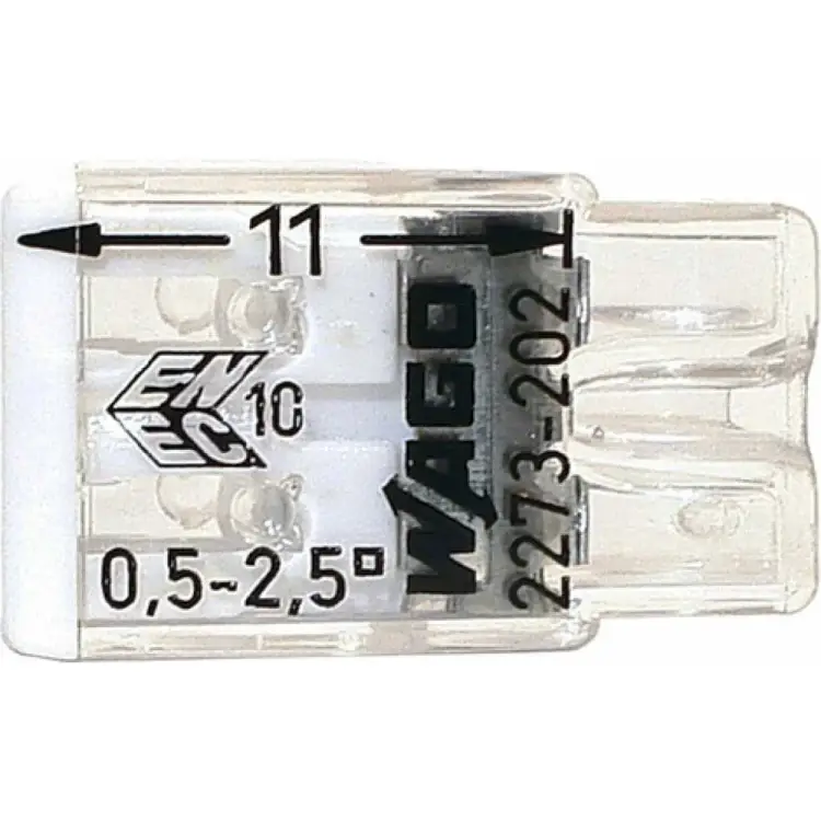 Двухпроводная соединительная клемма для быстрого монтажа WAGO 2273-202 ЦБ-00013756