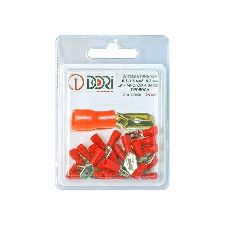 Плоский изолированный разъем DORI 42068 Плоский изолированный разъем DORI 42068