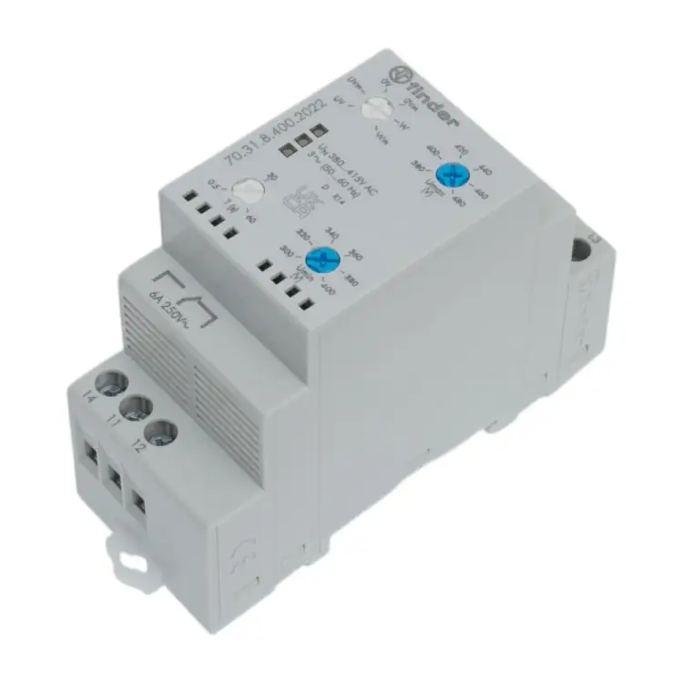 Многофункциональное реле контроля фаз для трехфазных сетей Finder 703184002022