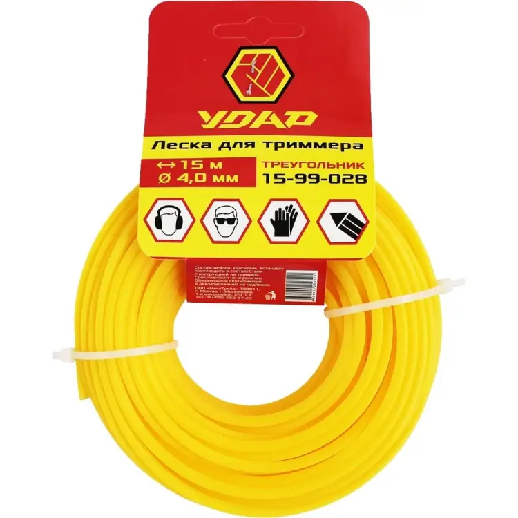 Леска для триммера Удар 15-99-028