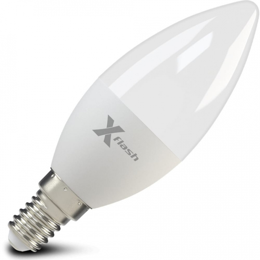 Светодиодная лампа X-flash XF-E14-C37-6.5W-2700K-230V