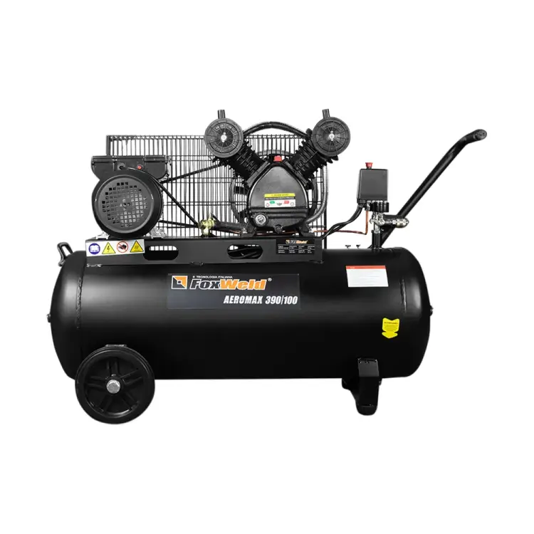 Ременной масляный компрессор Foxweld AEROMAX 390/100 7290