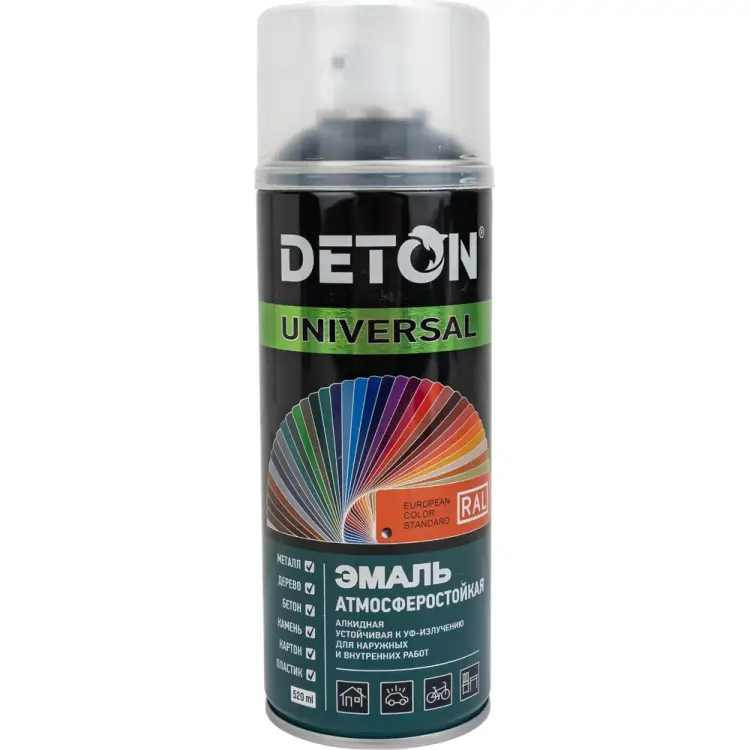 Универсальная аэрозольная эмаль Deton UNIVERSAL 126922 Универсальная аэрозольная эмаль Deton UNIVERSAL 126922