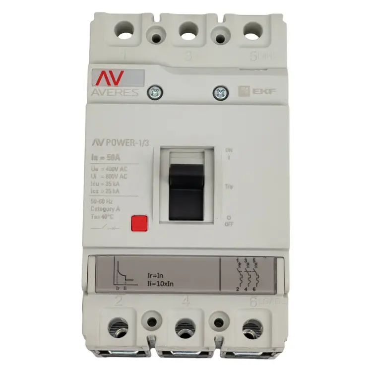 Автоматический выключатель EKF AV POWER-1/3 mccb-13-50-TR-av