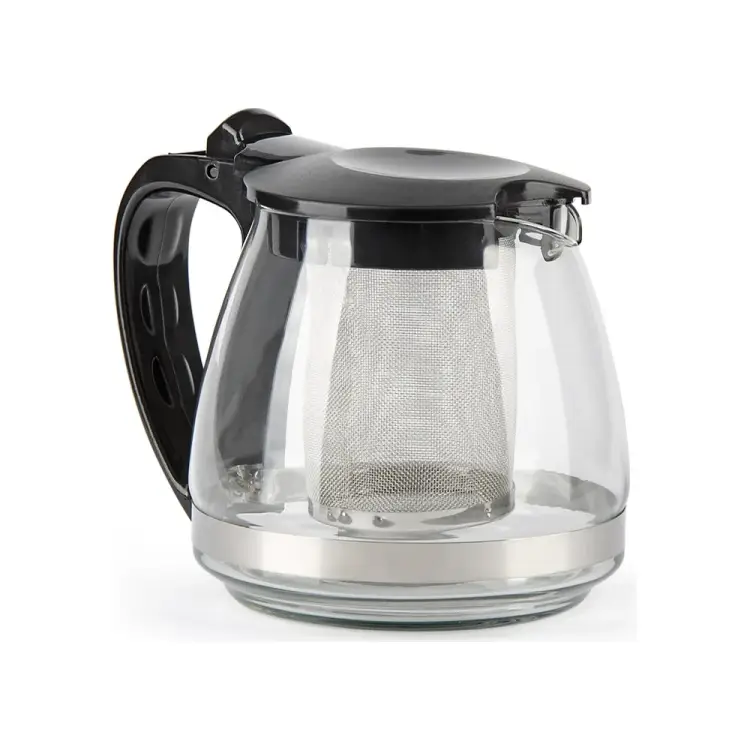 Стеклянный заварочный чайник BAROUGE BF-502/48 BF-502 700 мл/черный/чайник Стеклянный заварочный чайник BAROUGE BF-502/48 BF-502 700 мл/черный/чайник