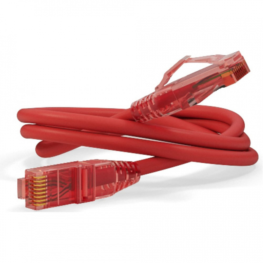 Патч-корд Hyperline PC-LPM-UTP-RJ45-RJ45-C5e-1.5M-LSZH-RD