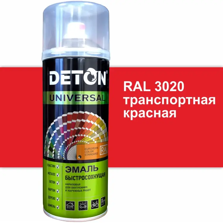 Быстросохнущая акриловая эмаль Deton DTN-A07247 Быстросохнущая акриловая эмаль Deton DTN-A07247