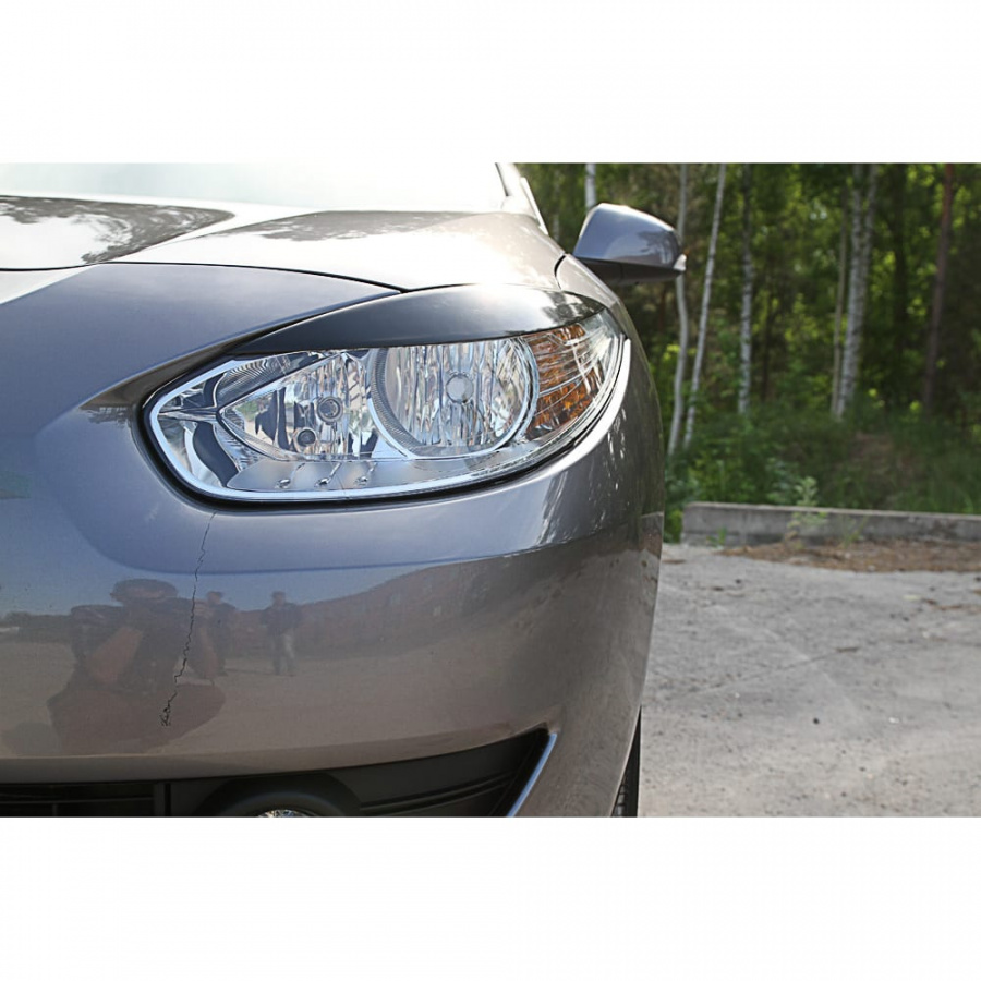 Реснички накладки на передние фары для Renault Fluence 2009-2012 г.в. Русская Артель RERF-015500
