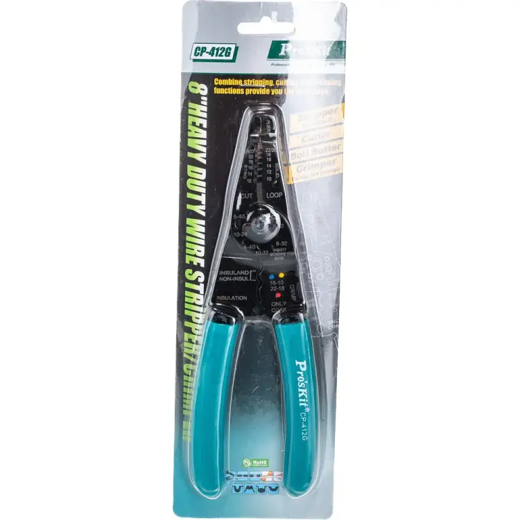 Инструмент для зачистки и обжима Pro'sKit CP-412G 00325936
